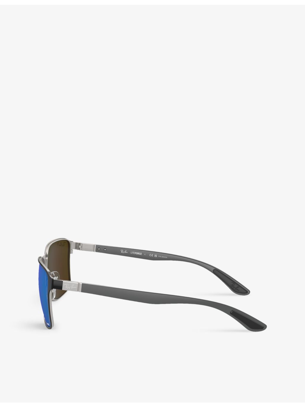 Ray-Ban Chromance square-frame metal sunglasses, imported from the UK