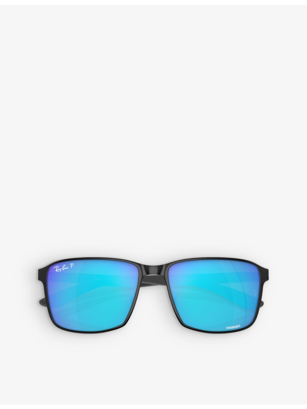 Ray-Ban Chromance square-frame metal sunglasses, imported from the UK