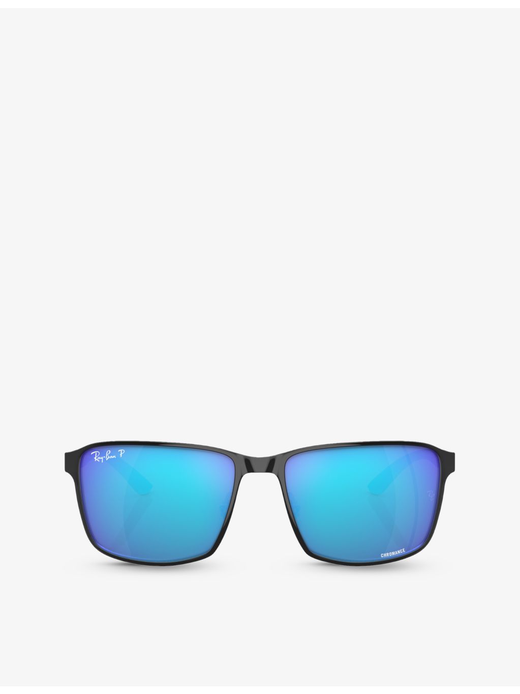 Ray-Ban Chromance square-frame metal sunglasses, imported from the UK