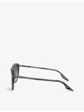 Ray-Ban RB2203 square-frame crystal sunglasses (British brand)