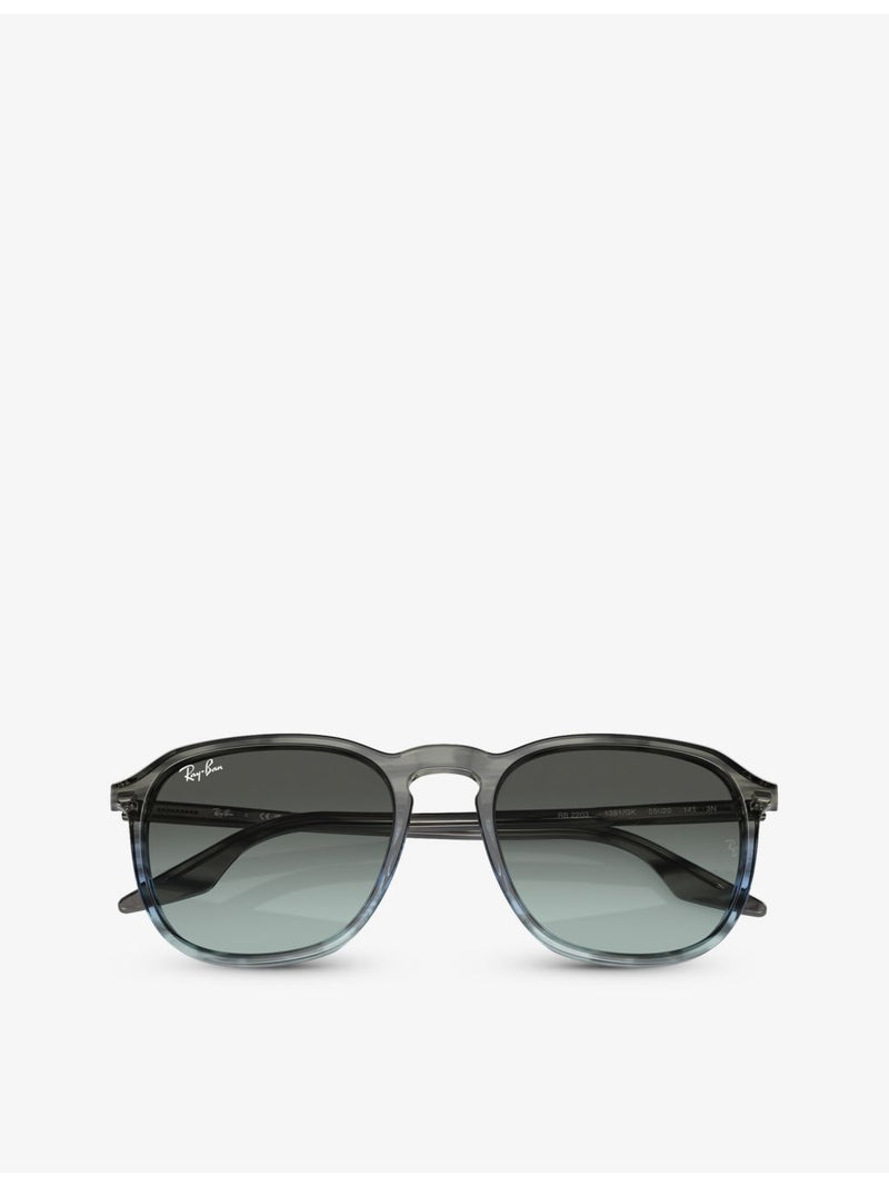 Ray-Ban RB2203 square-frame crystal sunglasses (British brand)
