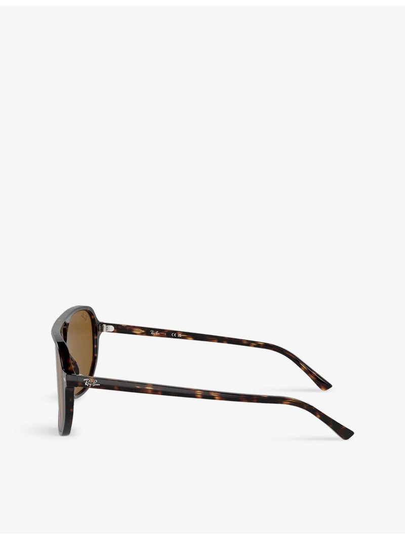 Ray-Ban RB2205 irregular acetate sunglasses with tinted lenses (British brand)
