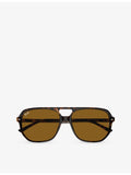 Ray-Ban RB2205 irregular acetate sunglasses with tinted lenses (British brand)