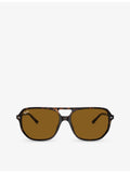 Ray-Ban RB2205 irregular acetate sunglasses with tinted lenses (British brand)