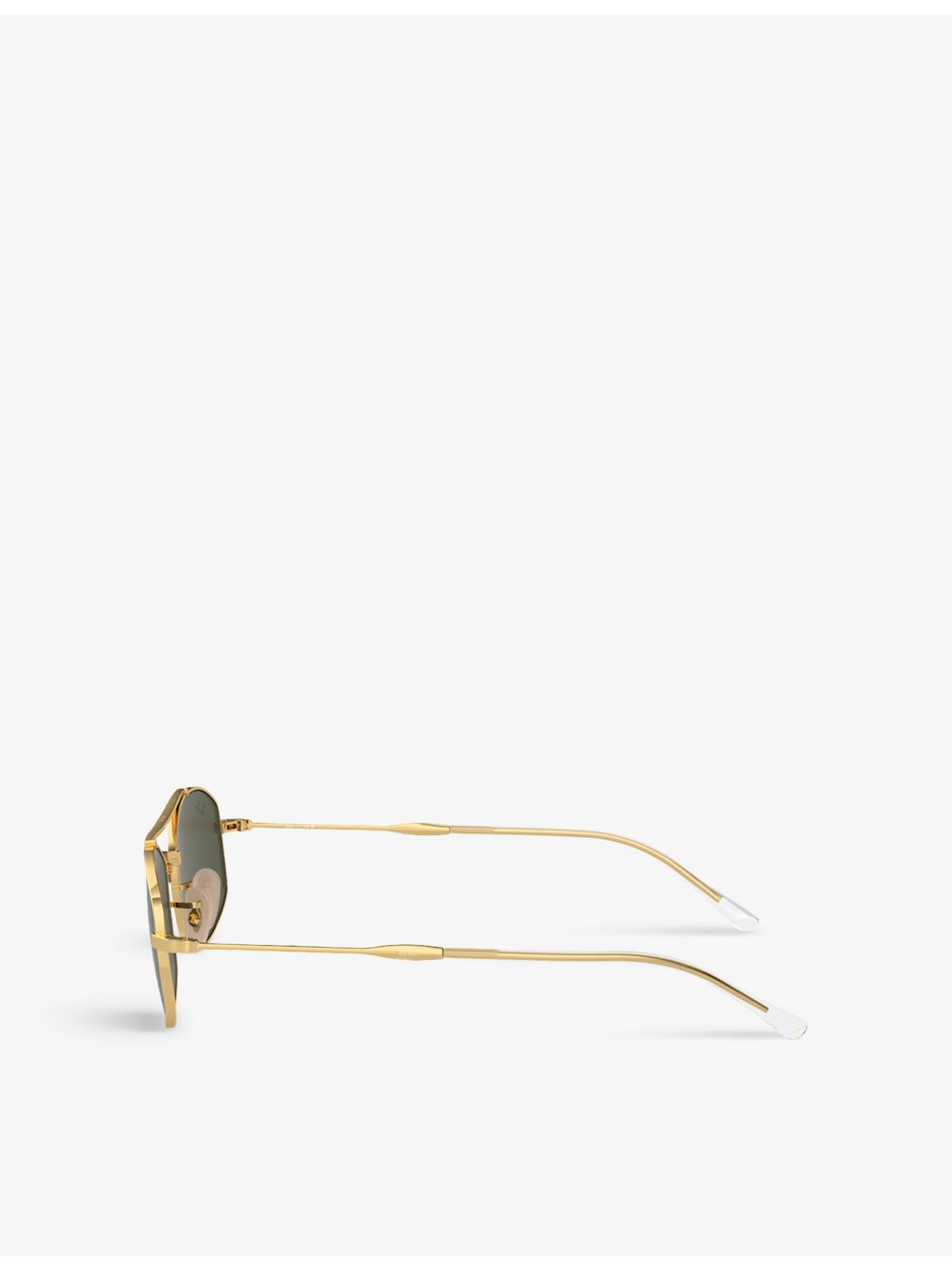 Ray-Ban RB3719 oval-frame metal sunglasses (British brand)