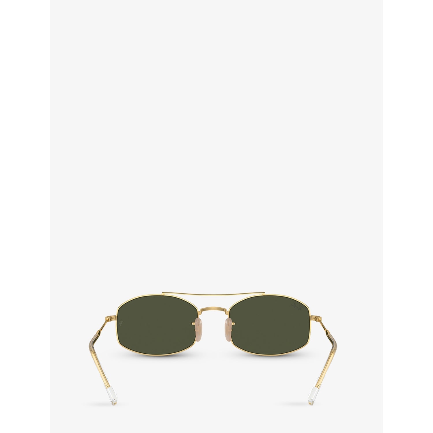 Ray-Ban RB3719 oval-frame metal sunglasses (British brand)