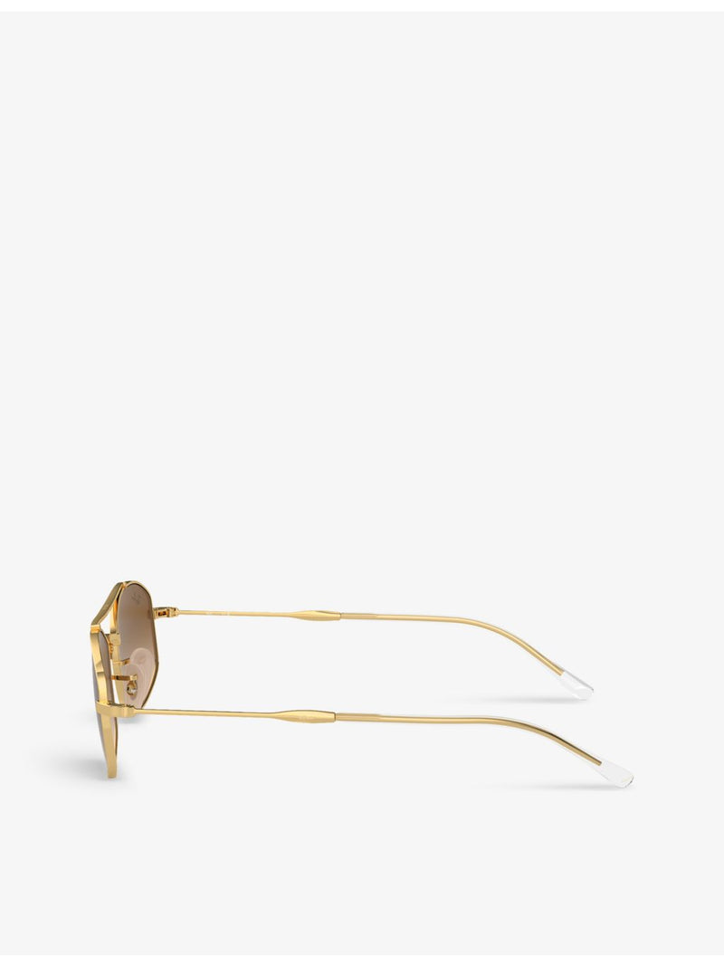 Ray-Ban RB3719 oval-frame crystal sunglasses - British product