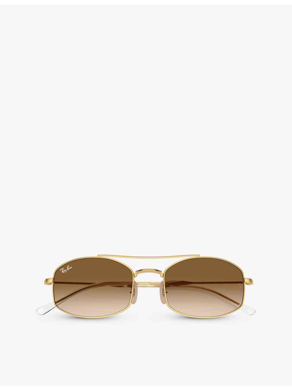 Ray-Ban RB3719 oval-frame crystal sunglasses - British product