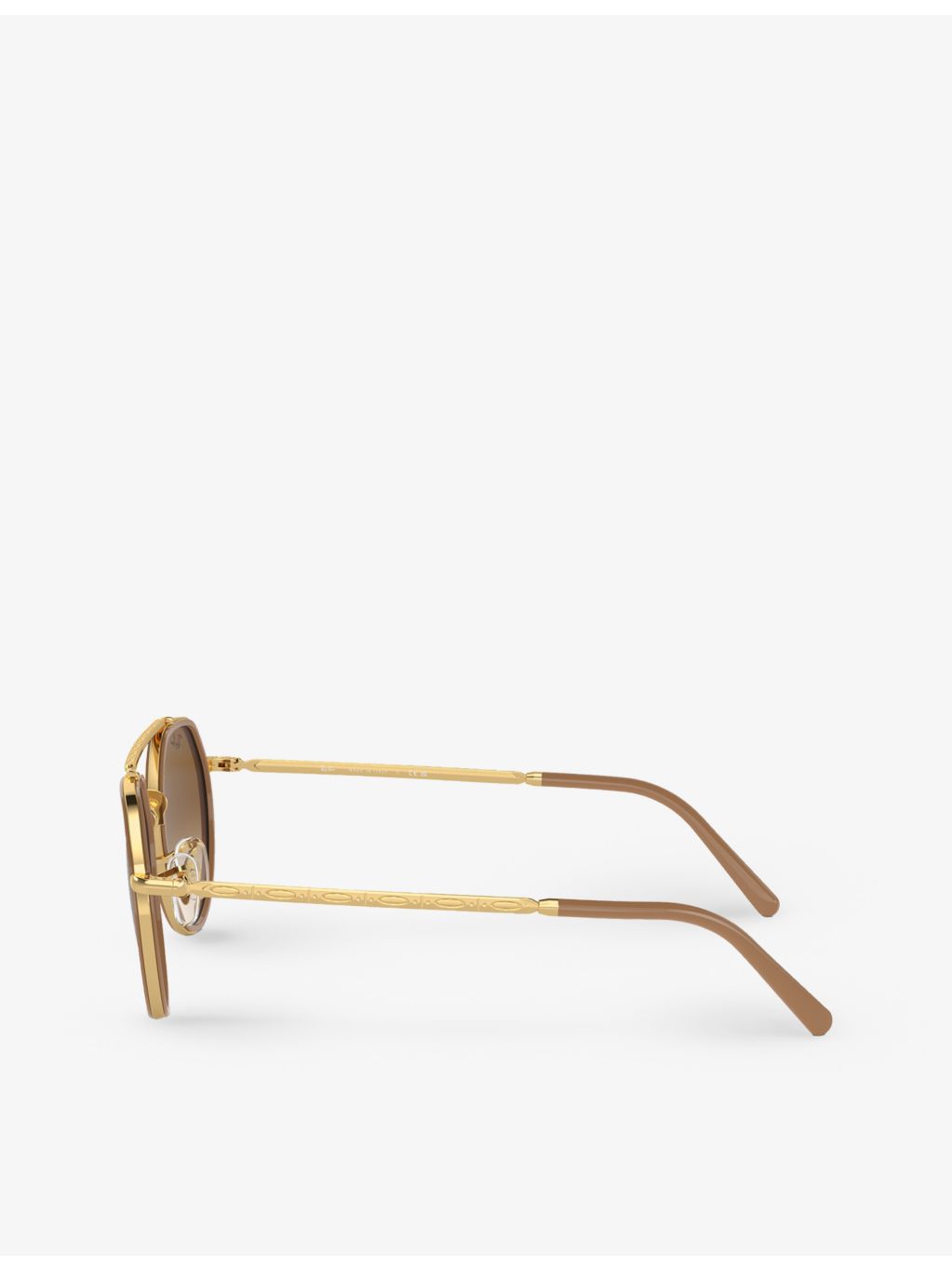 Ray-Ban RB3765 round frame metal sunglasses, UK version