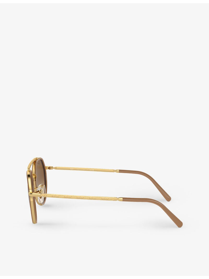 Ray-Ban RB3765 round frame metal sunglasses, UK version