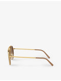 Ray-Ban RB3765 round frame metal sunglasses, UK version