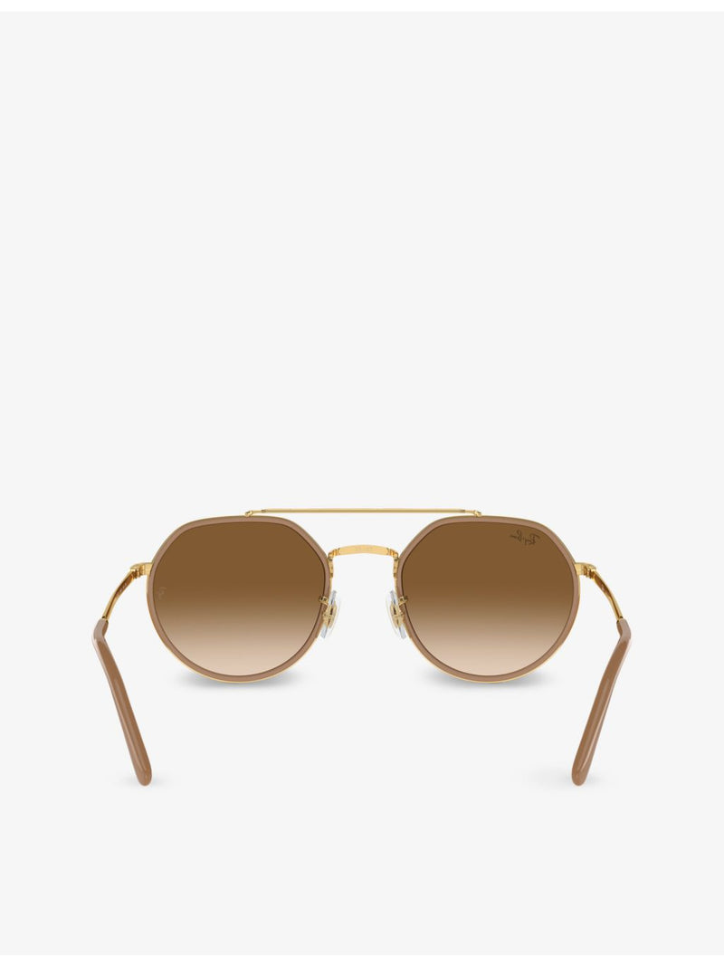 Ray-Ban RB3765 round frame metal sunglasses, UK version