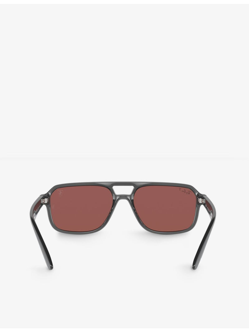 Ray-Ban RB4414M Scuderia Ferrari rectangular sunglasses, UK version