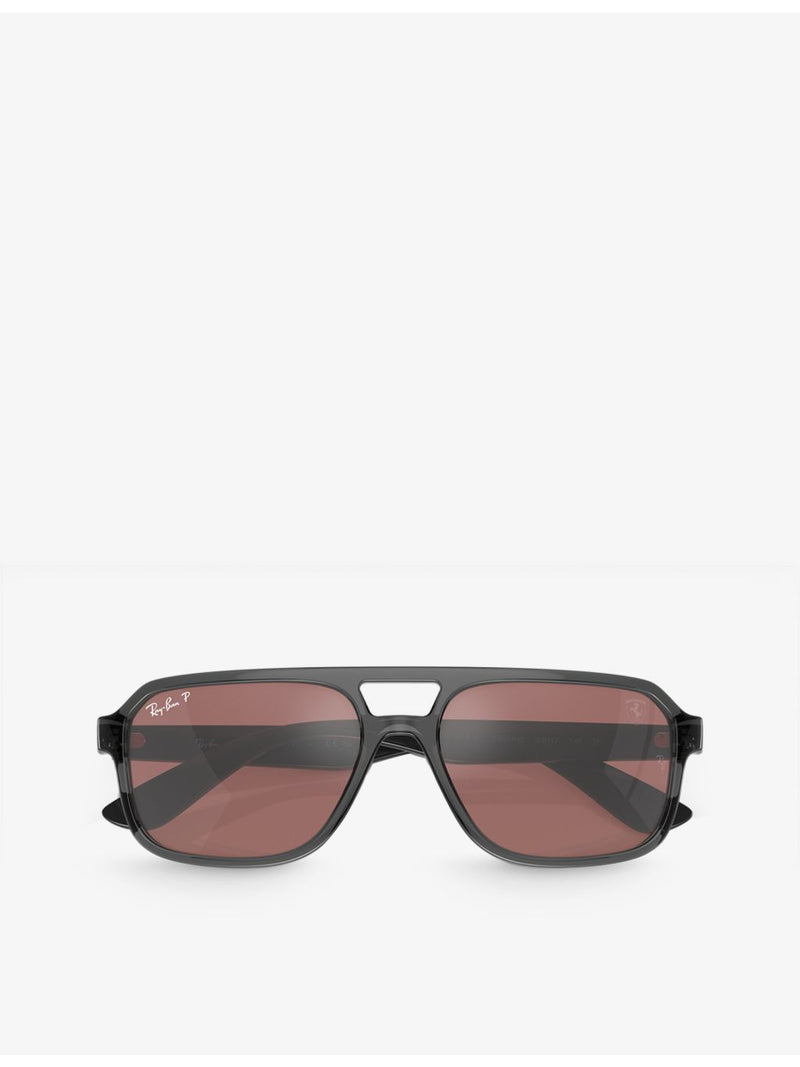 Ray-Ban RB4414M Scuderia Ferrari rectangular sunglasses, UK version