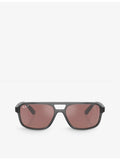 Ray-Ban RB4414M Scuderia Ferrari rectangular sunglasses, UK version