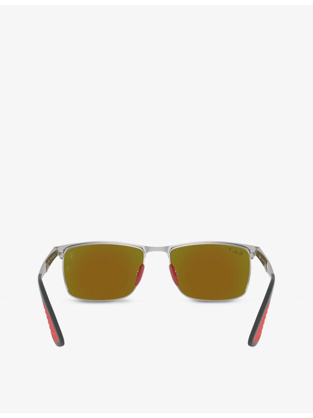Ray-Ban Scuderia Ferrari rectangle-frame metal sunglasses - British product