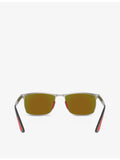 Ray-Ban Scuderia Ferrari rectangle-frame metal sunglasses - British product