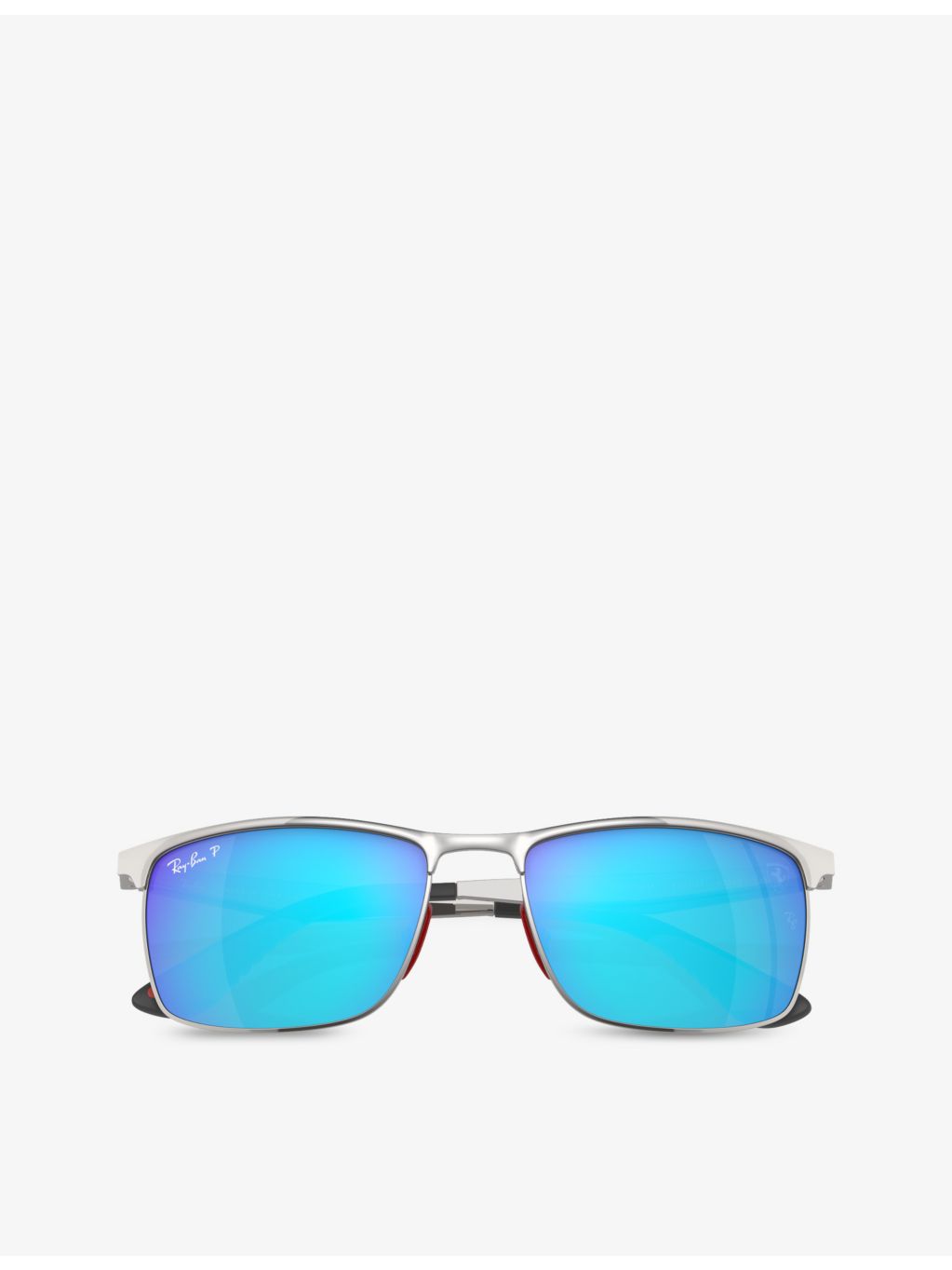 Ray-Ban Scuderia Ferrari rectangle-frame metal sunglasses - British product