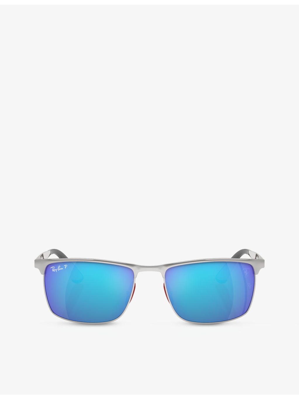 Ray-Ban Scuderia Ferrari rectangle-frame metal sunglasses - British product