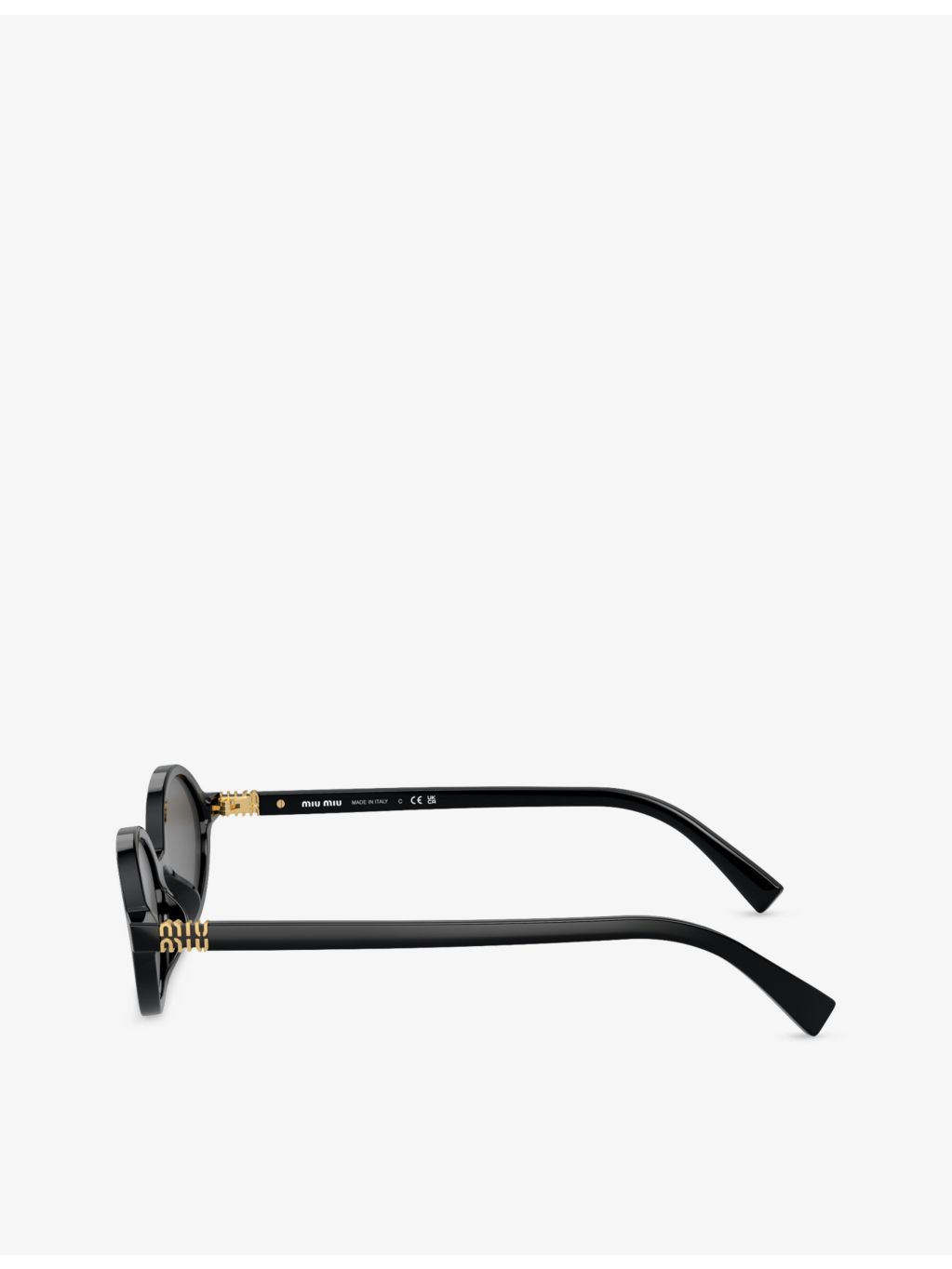 Miu Miu MU 04ZS oval-frame acetate sunglasses - British product