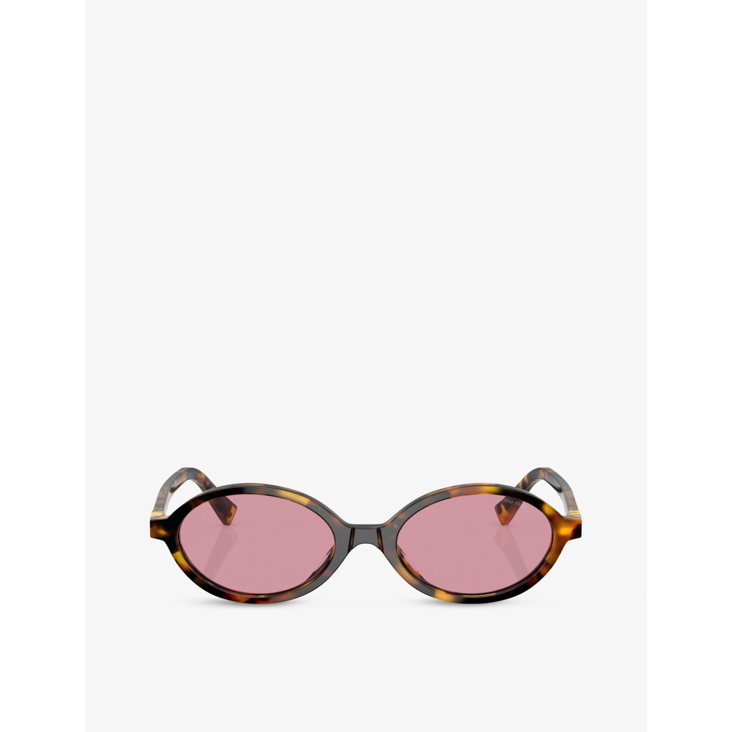 Miu Miu MU 04ZS oval frame acetate sunglasses - British product
