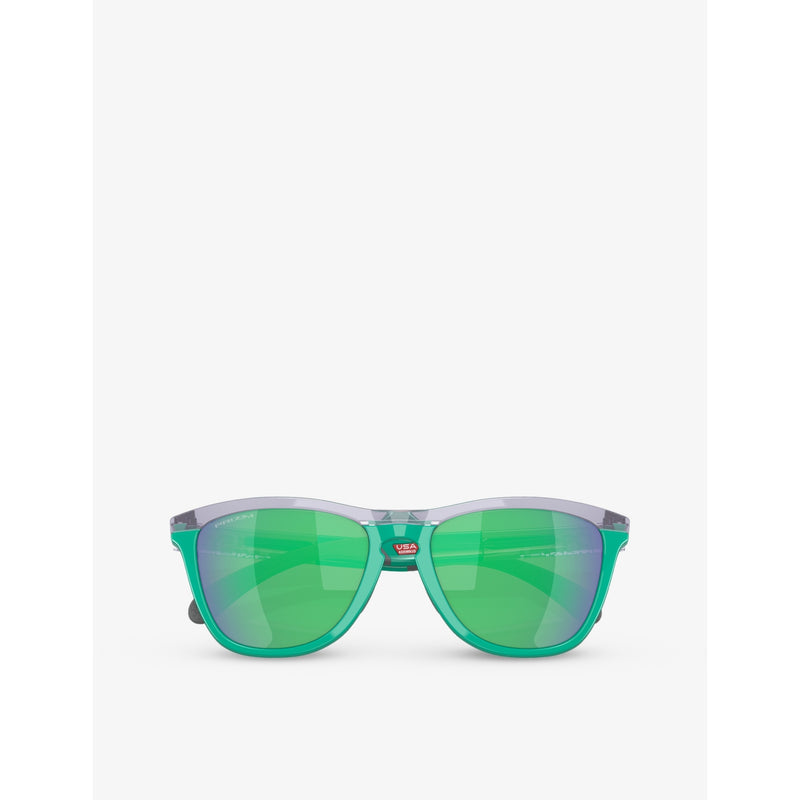 Oakley Frogskins round-frame sunglasses OO9284, imported from the UK