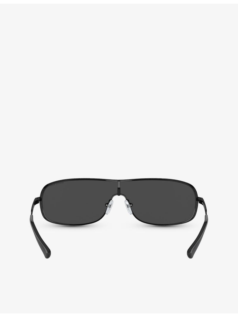 Michael Kors rectangle-frame metal sunglasses - British product