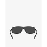 Michael Kors rectangle-frame metal sunglasses - British product