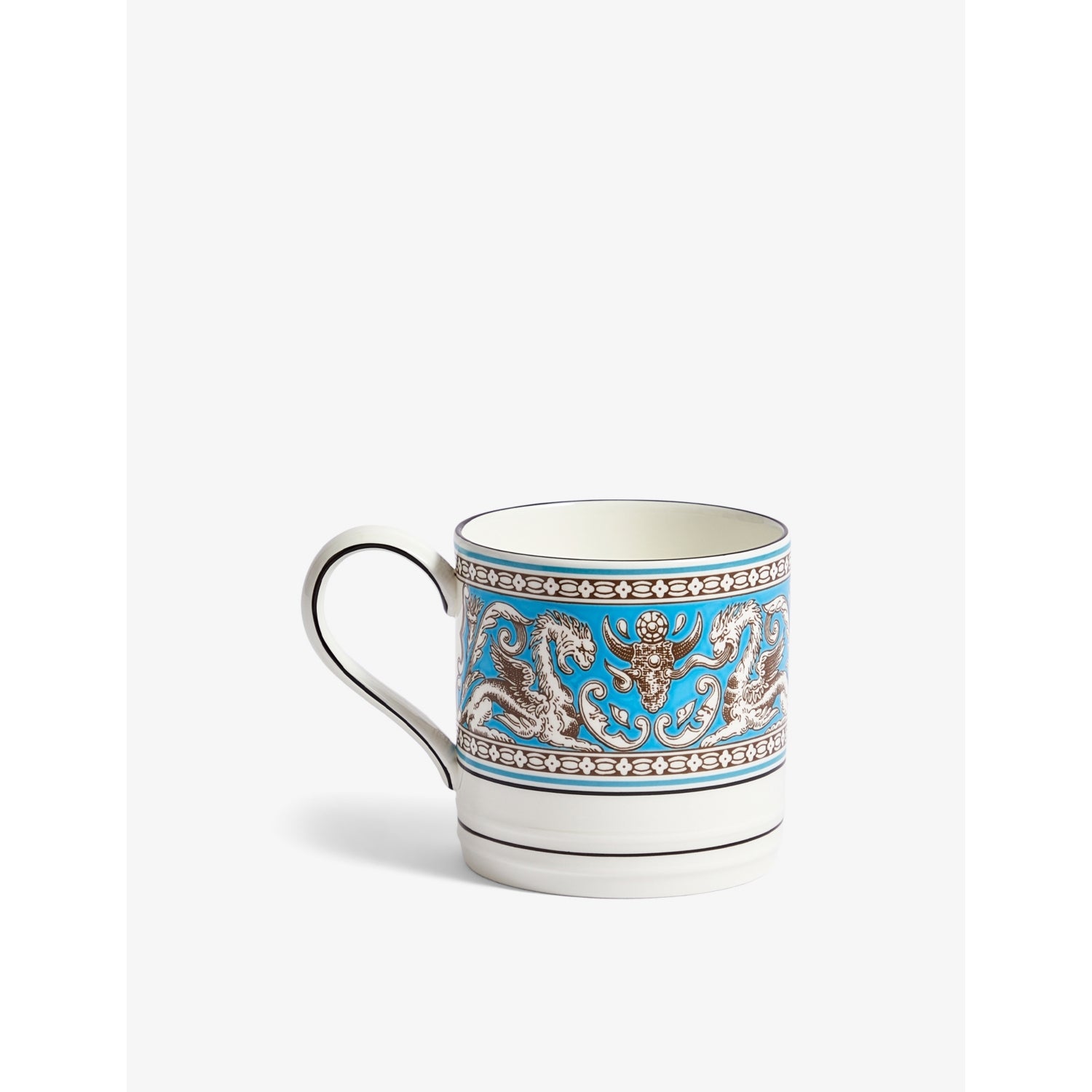 Wedgwood bone china mug Florentine Turquoise 300ml, UK version