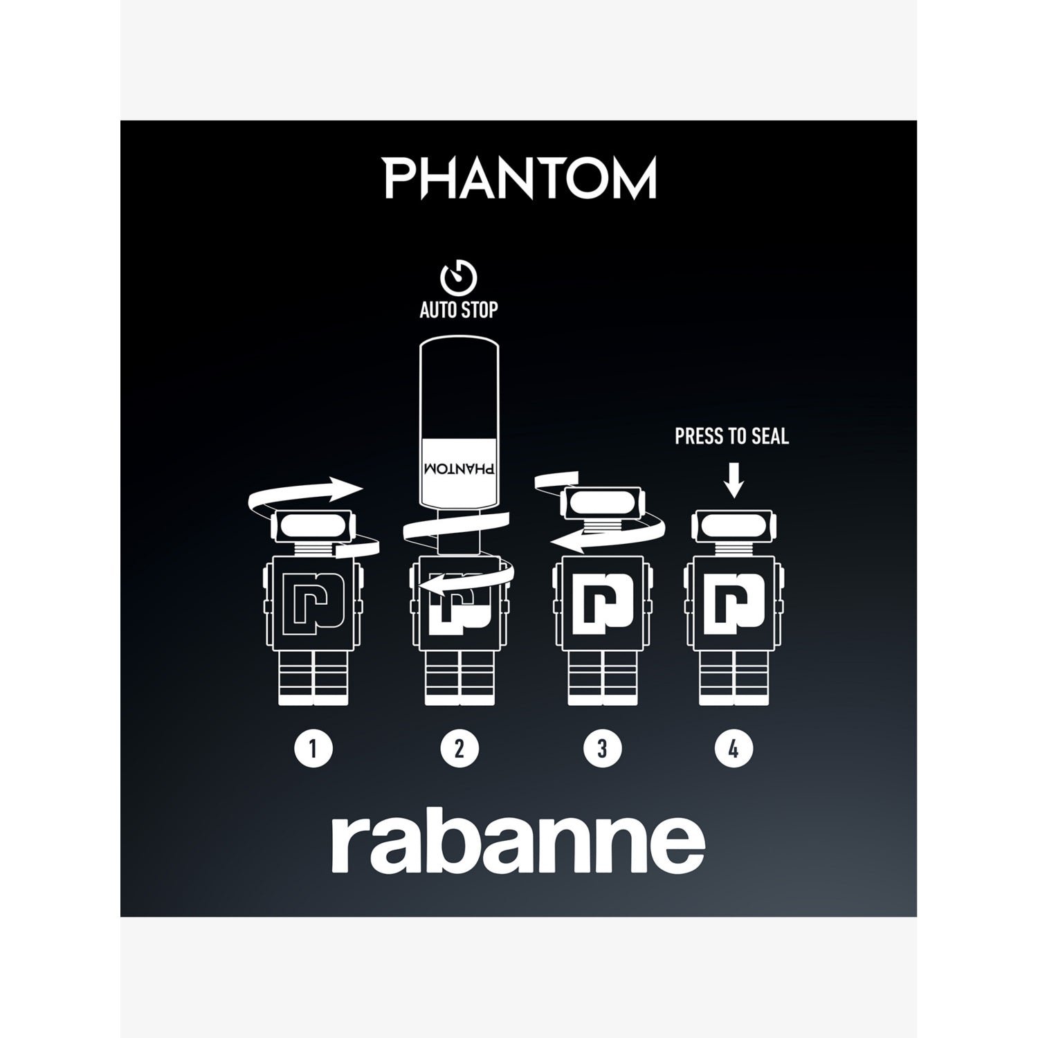 Rabanne Phantom parfum refill 200ml, imported from the UK