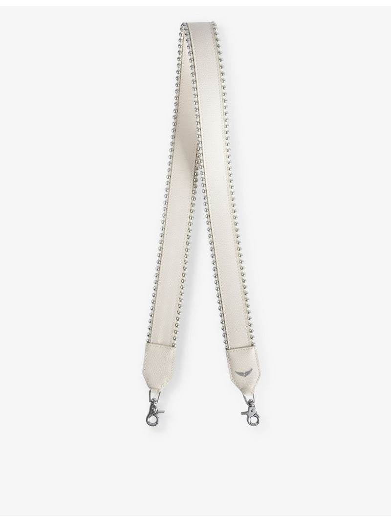 Zadig&Voltaire stud-embellished leather shoulder strap - British product