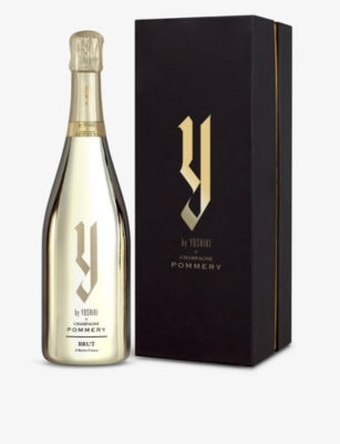 Y by YOSHIKI Pommery Brut champagne 750ml, imported from the UK