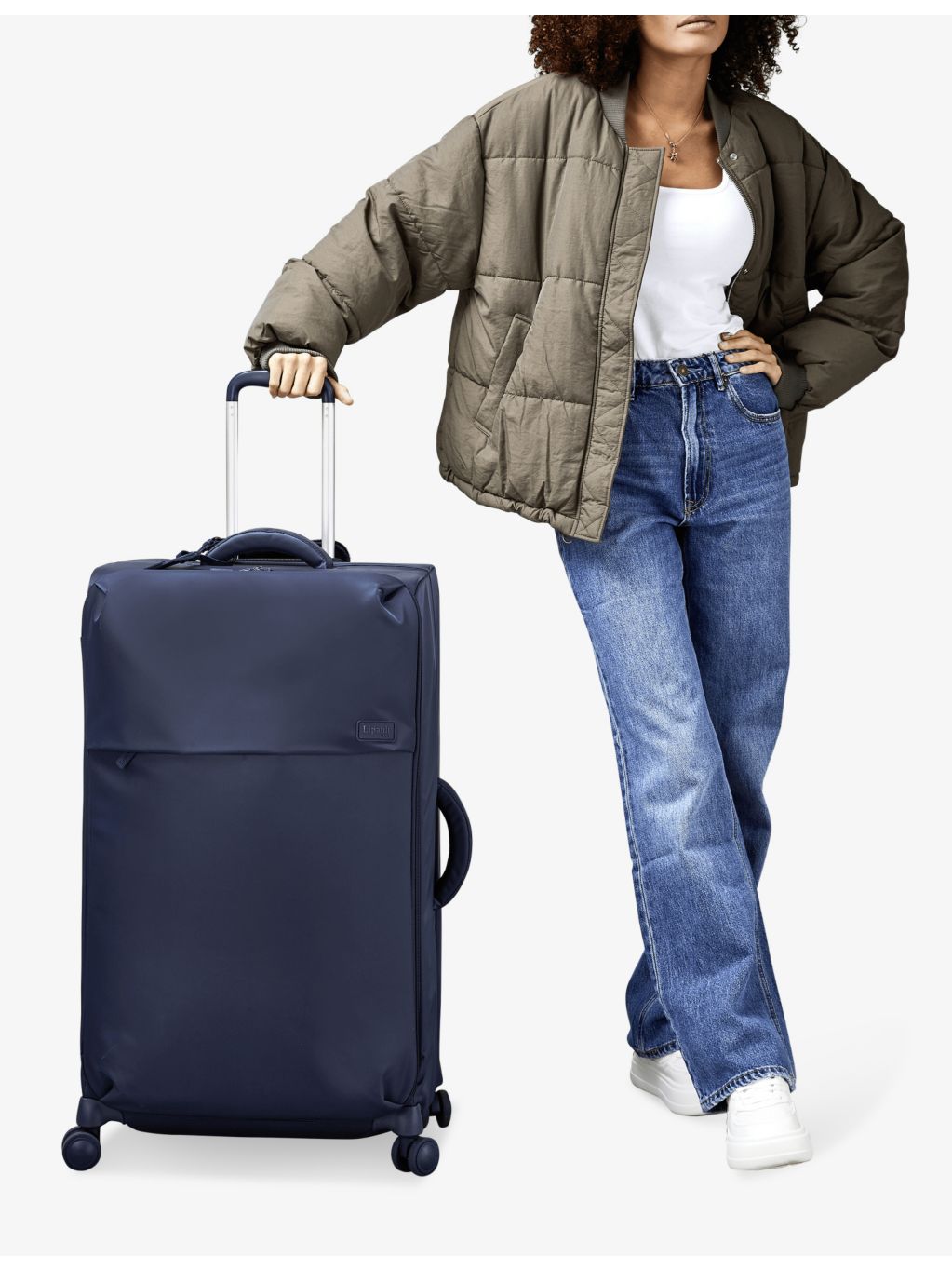 Plume nylon suitcase 79cm, UK version