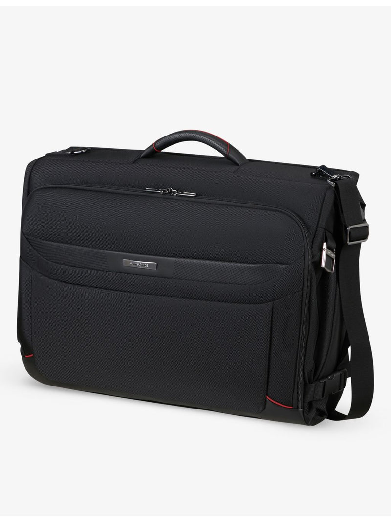 Samsonite woven garment bag with tri-fold design, imported from the UK