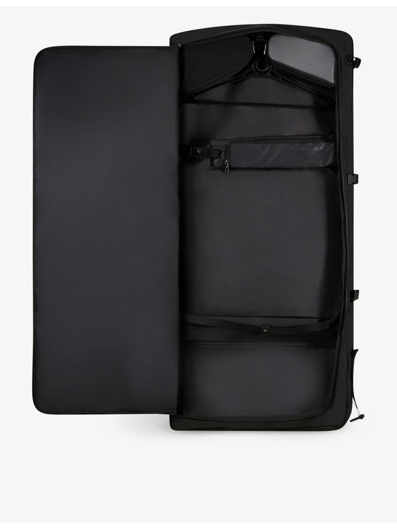 Samsonite woven garment bag with tri-fold design, imported from the UK