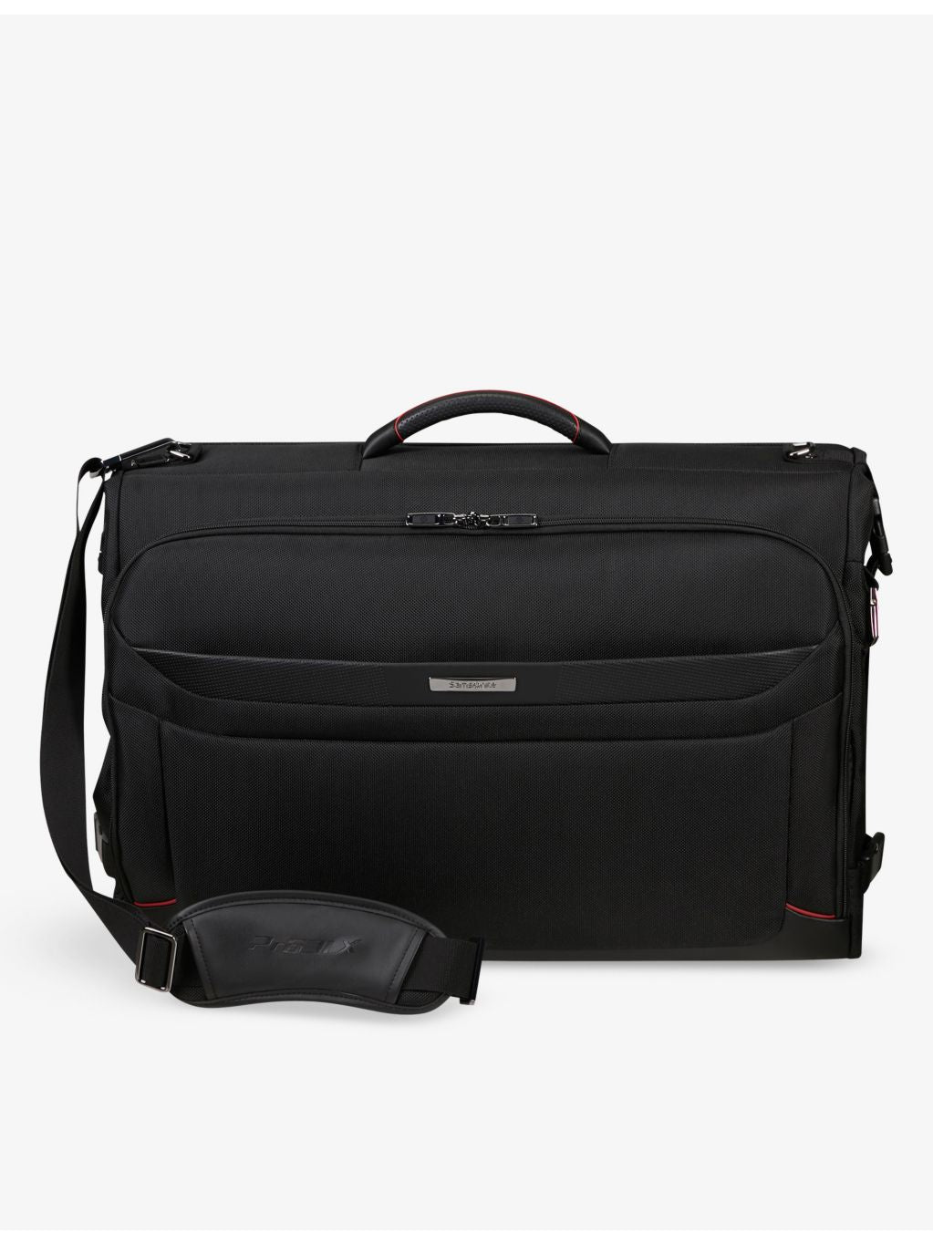 Samsonite woven garment bag with tri-fold design, imported from the UK