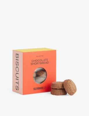 Selfridges Selection mini chocolate shortbread biscuits 100g - British product