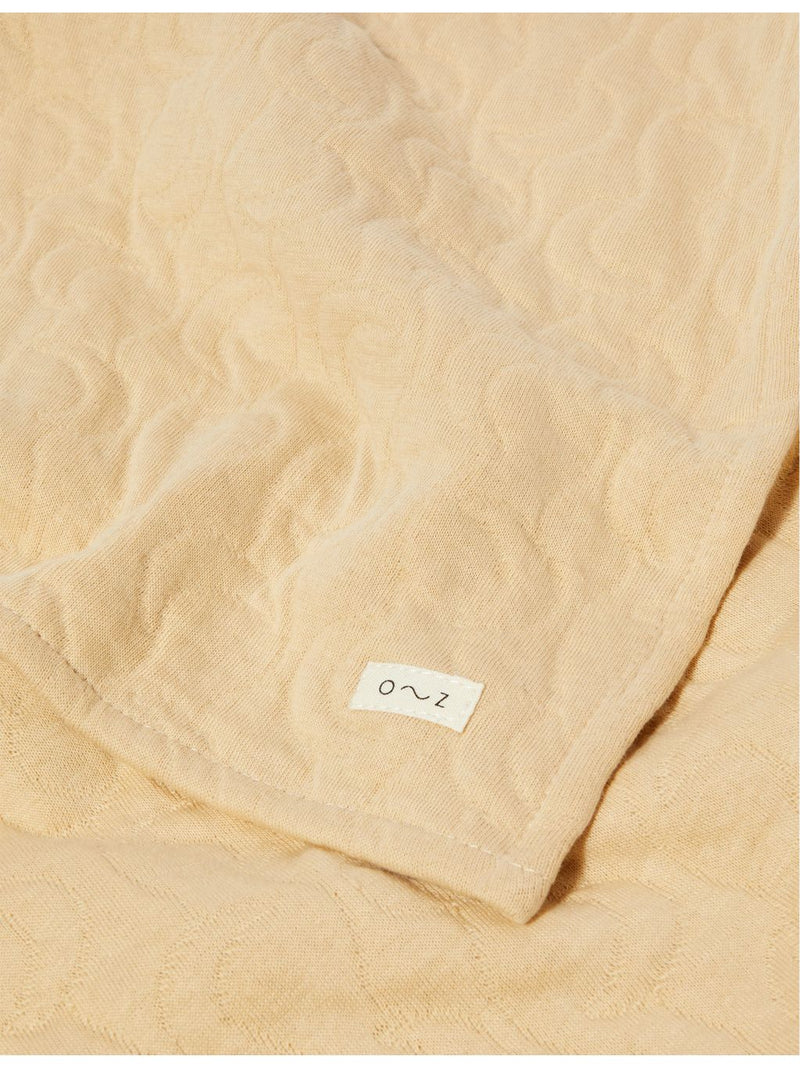 Organic Zoo midnight moon-pattern organic cotton blanket 65cm - British product