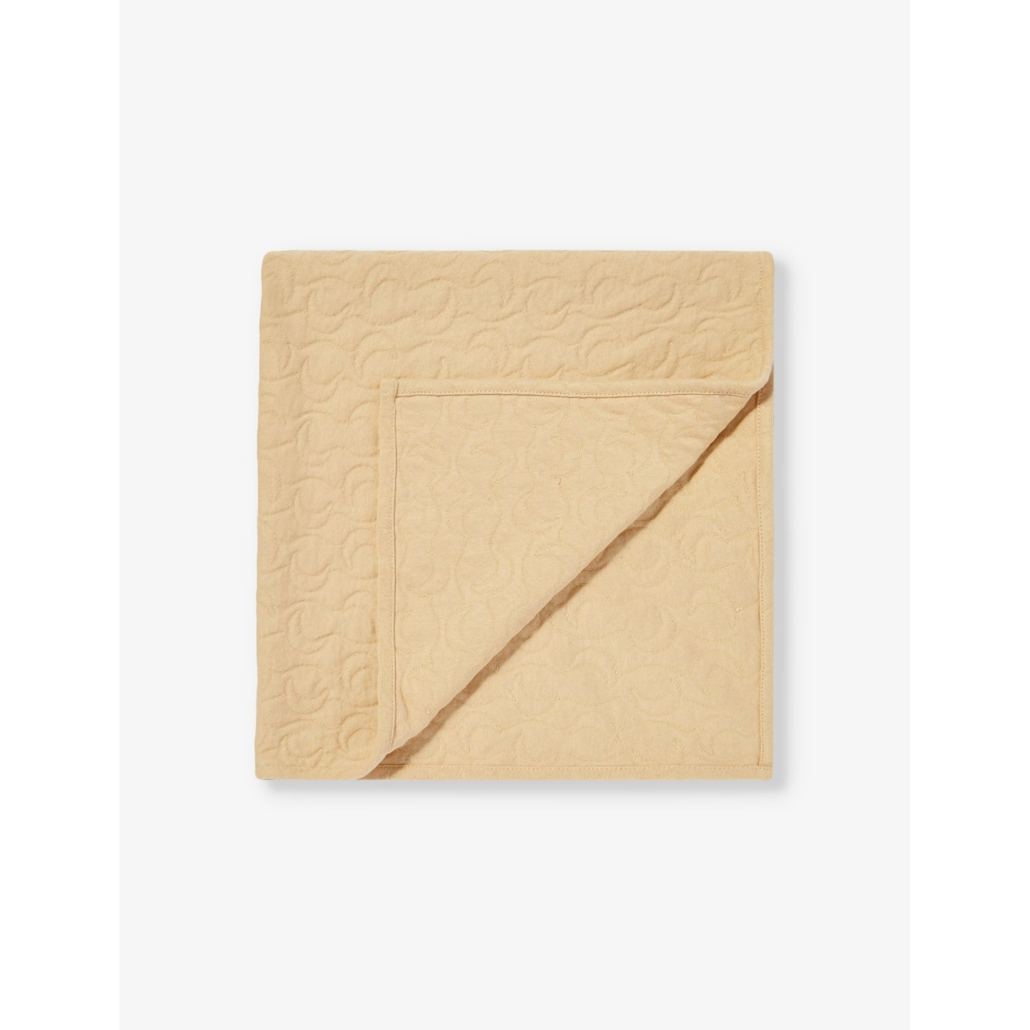 Organic Zoo midnight moon-pattern organic cotton blanket 65cm - British product