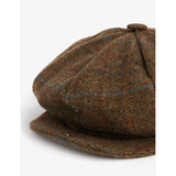 Dents Meldon round-crown checked wool cap (British brand)