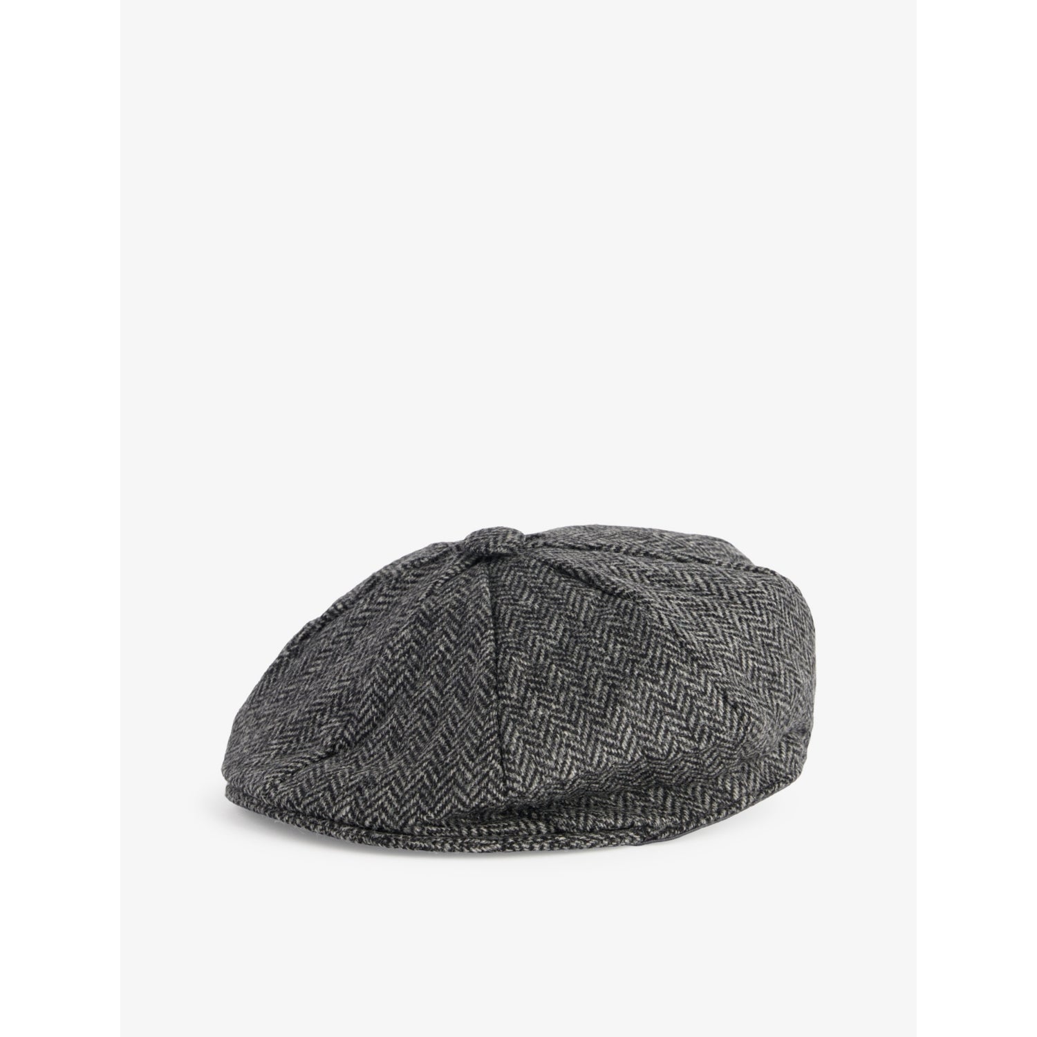 Durleigh round-crown wool cap - CHARCOAL - M