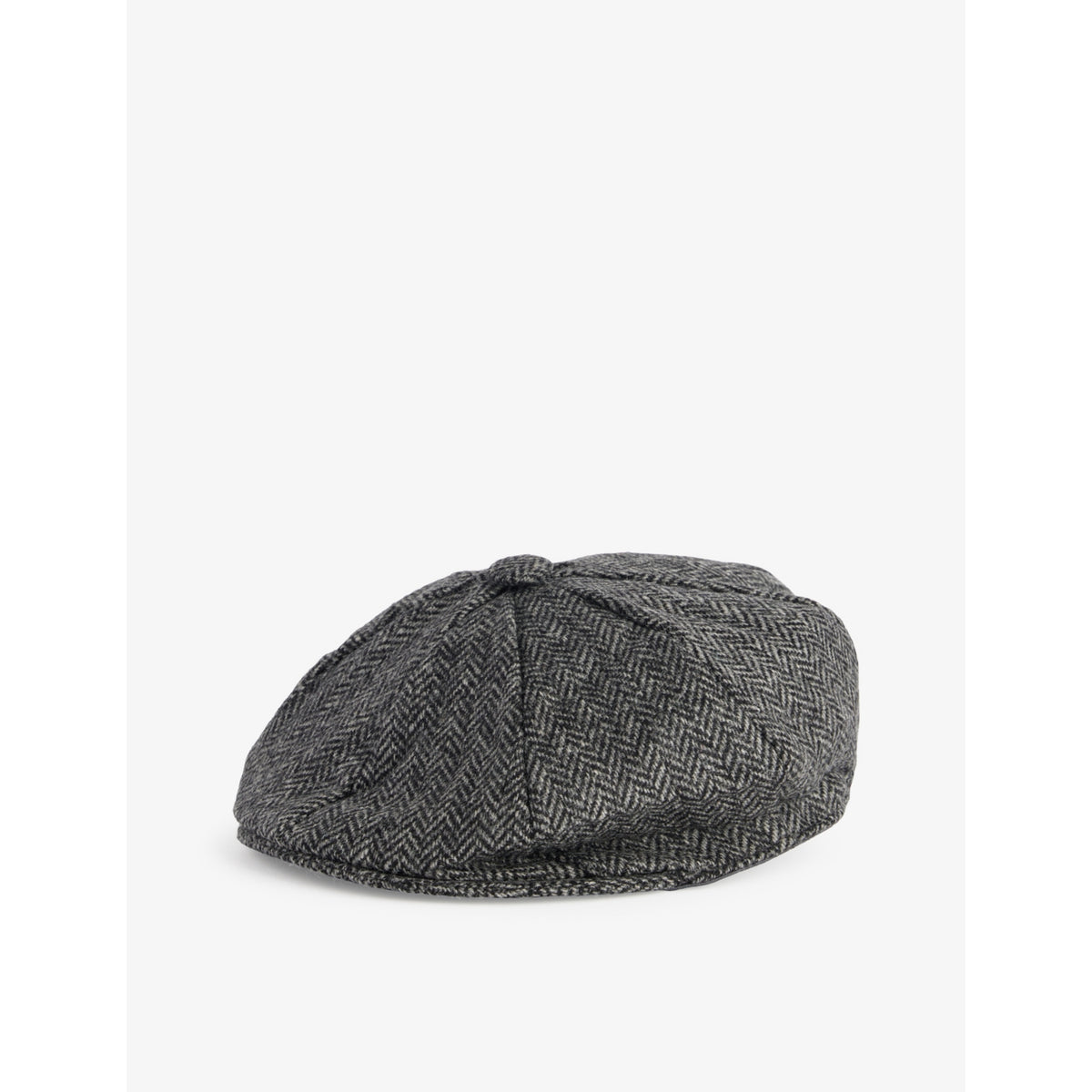 Durleigh round-crown wool cap - CHARCOAL - M