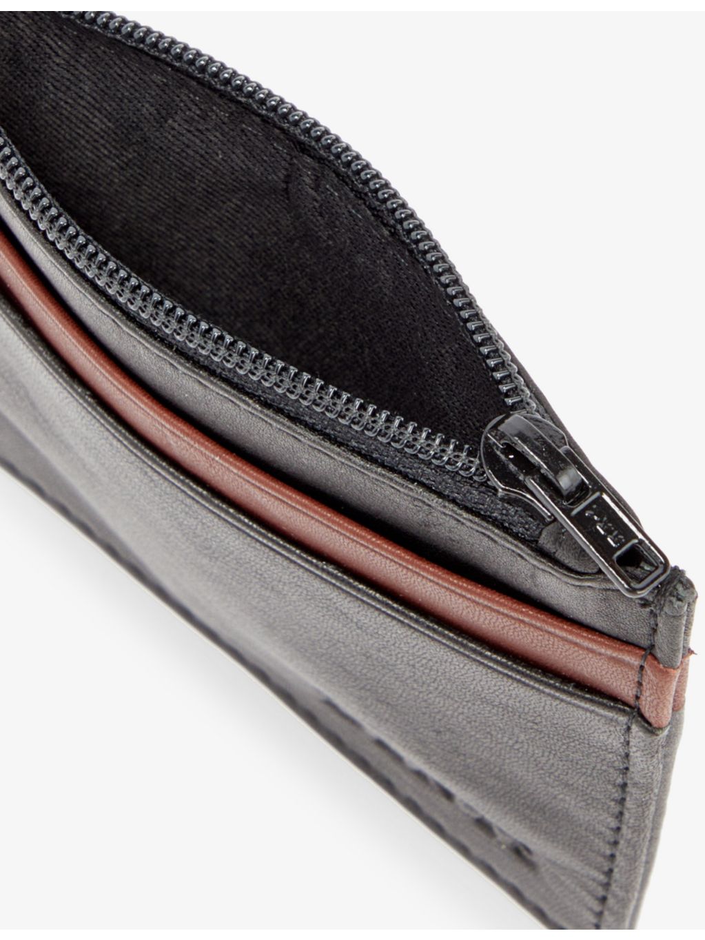 Dents leather card holder with debossed branding, UK version