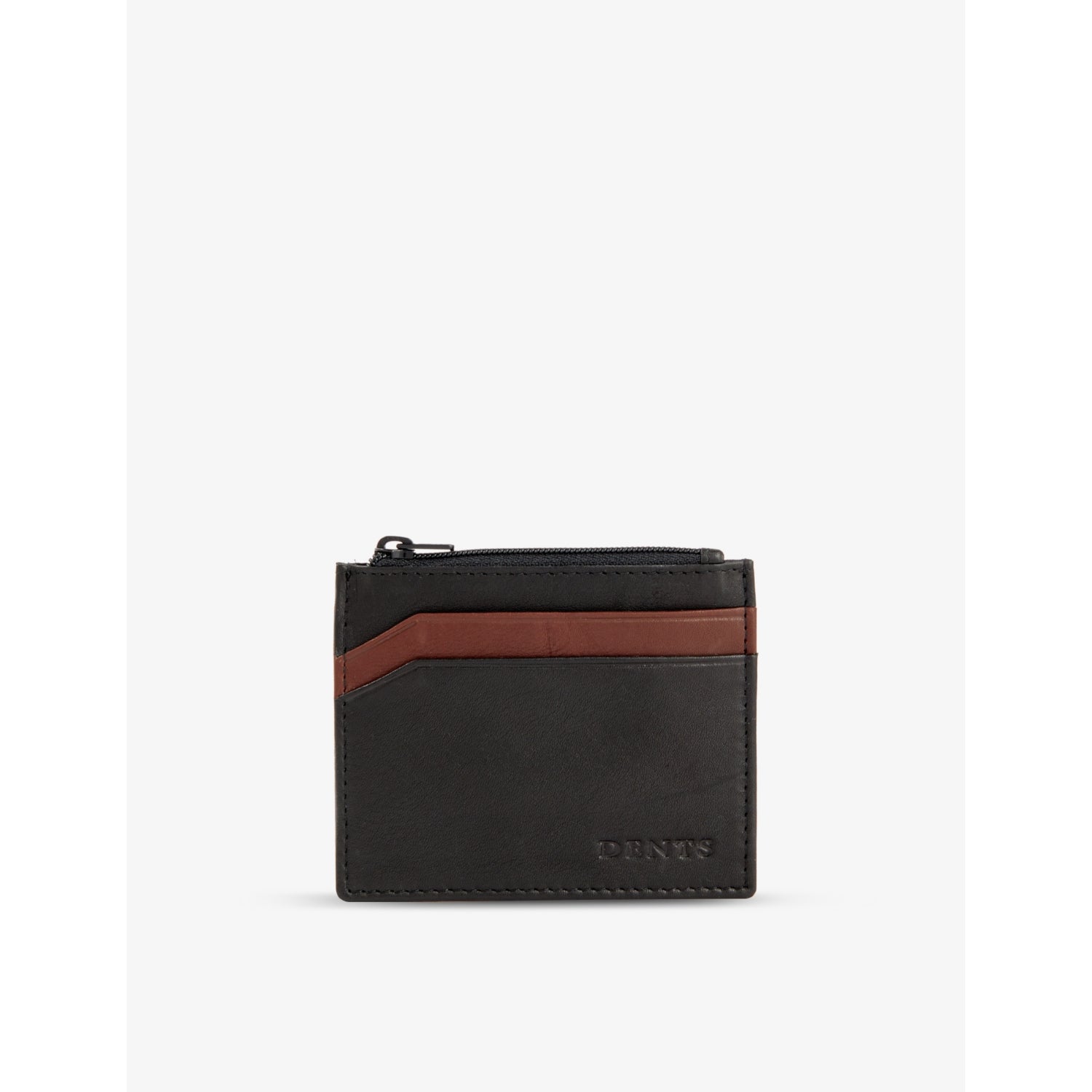 Dents leather card holder with debossed branding, UK version