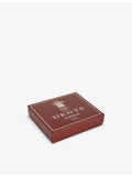 Dents grained-leather bi-fold wallet with contrast piping (British brand)