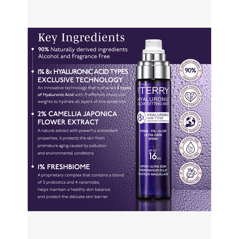 By Terry Hyaluronic Glow setting mist 100ml - British product