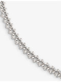 Emanuele Bicocchi sterling silver knot chain necklace 51cm, UK version