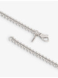 Emanuele Bicocchi sterling silver knot chain necklace 51cm, UK version