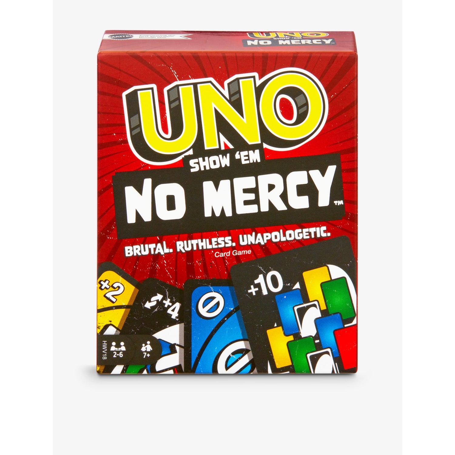 Uno No Mercy card game 168-card set (British brand)