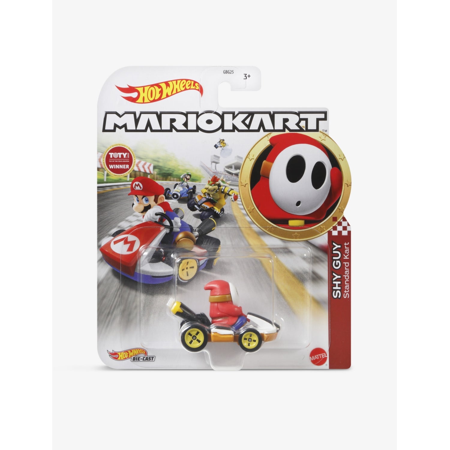 Hot Wheels Mario Kart diecast car 6.5cm (British brand)